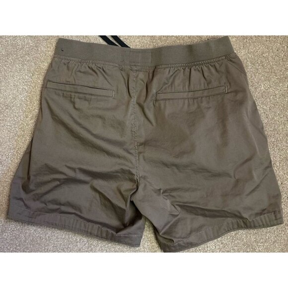 Abercrombie & Fitch Mens Medium Stretch Pull On Drawstring Shorts Brown Tan - Picture 4 of 4